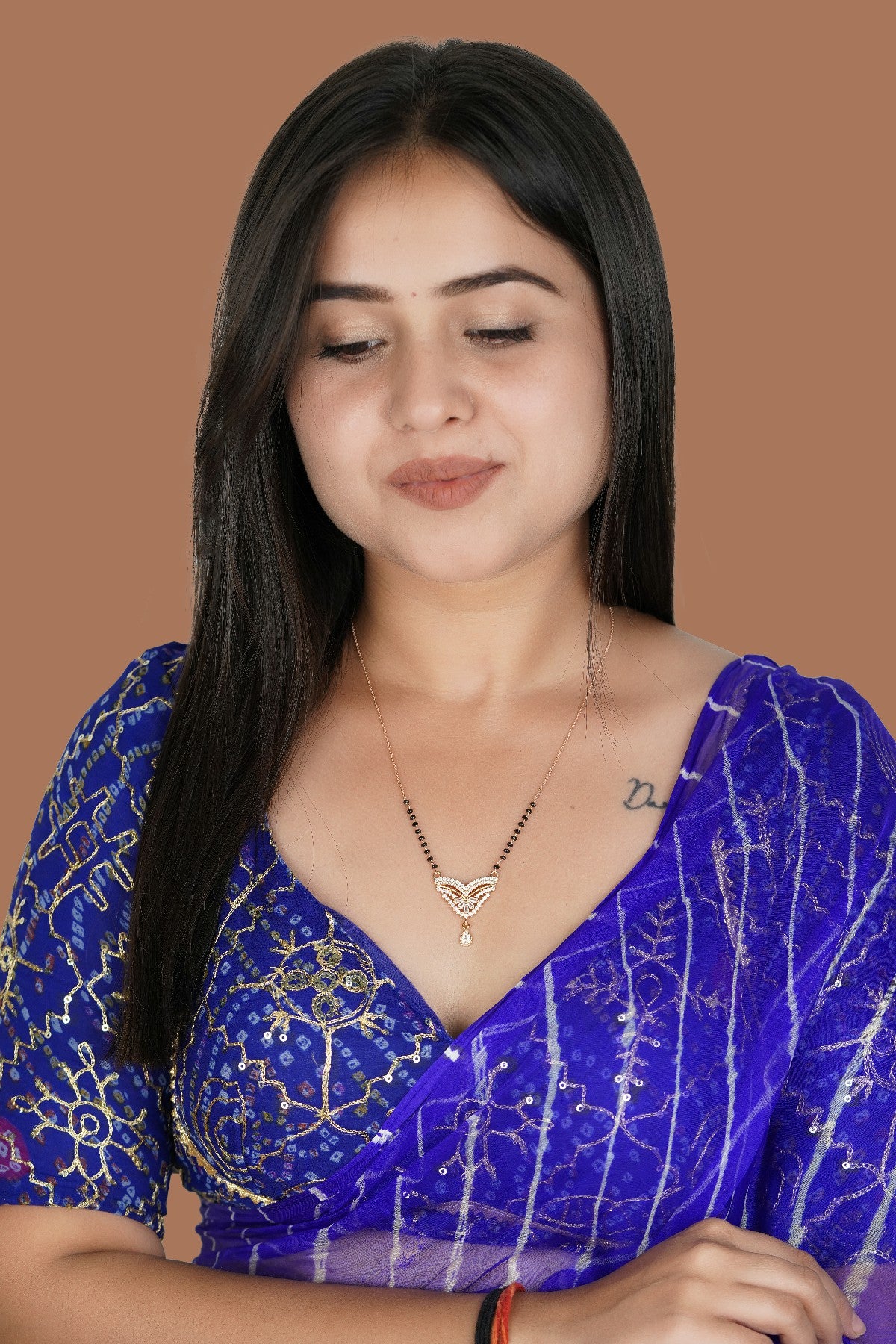 Imperial Floral Diamond Mangalsutra