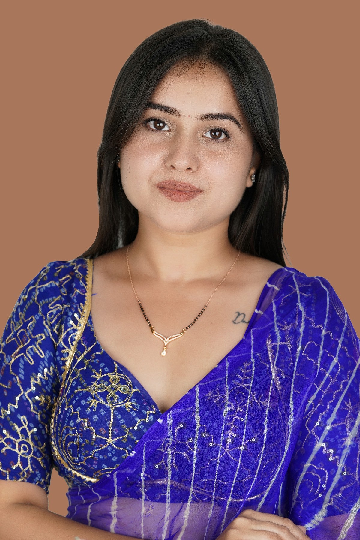 Symbolic V Shape Diamond Mangalsutra Diamond