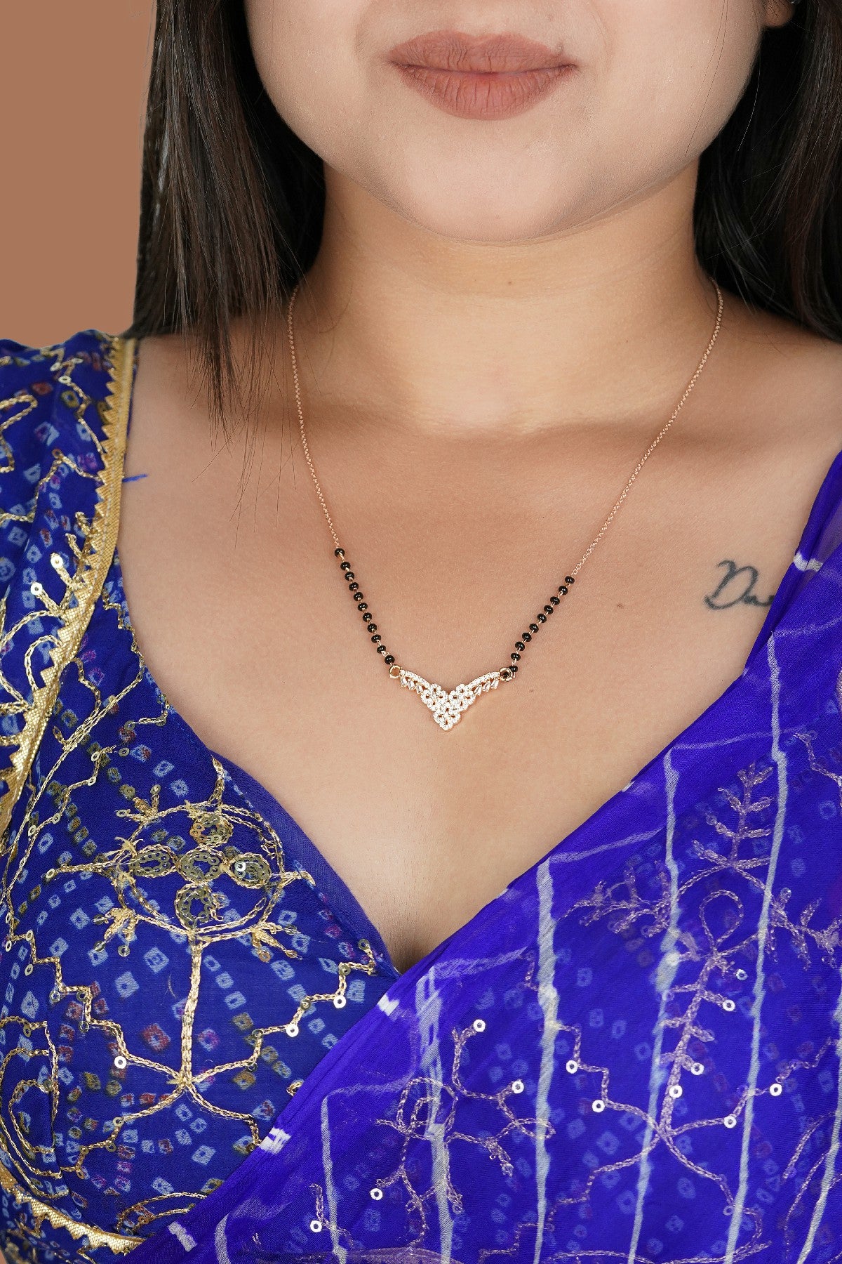 Enchanted Essence Gold and Diamond Mangalsutra