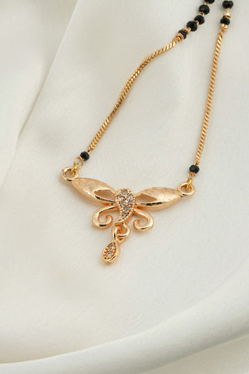 Delicate Butterfly Diamond Mangalsutra