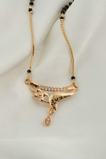 Minimal Diamond Mangalsutra