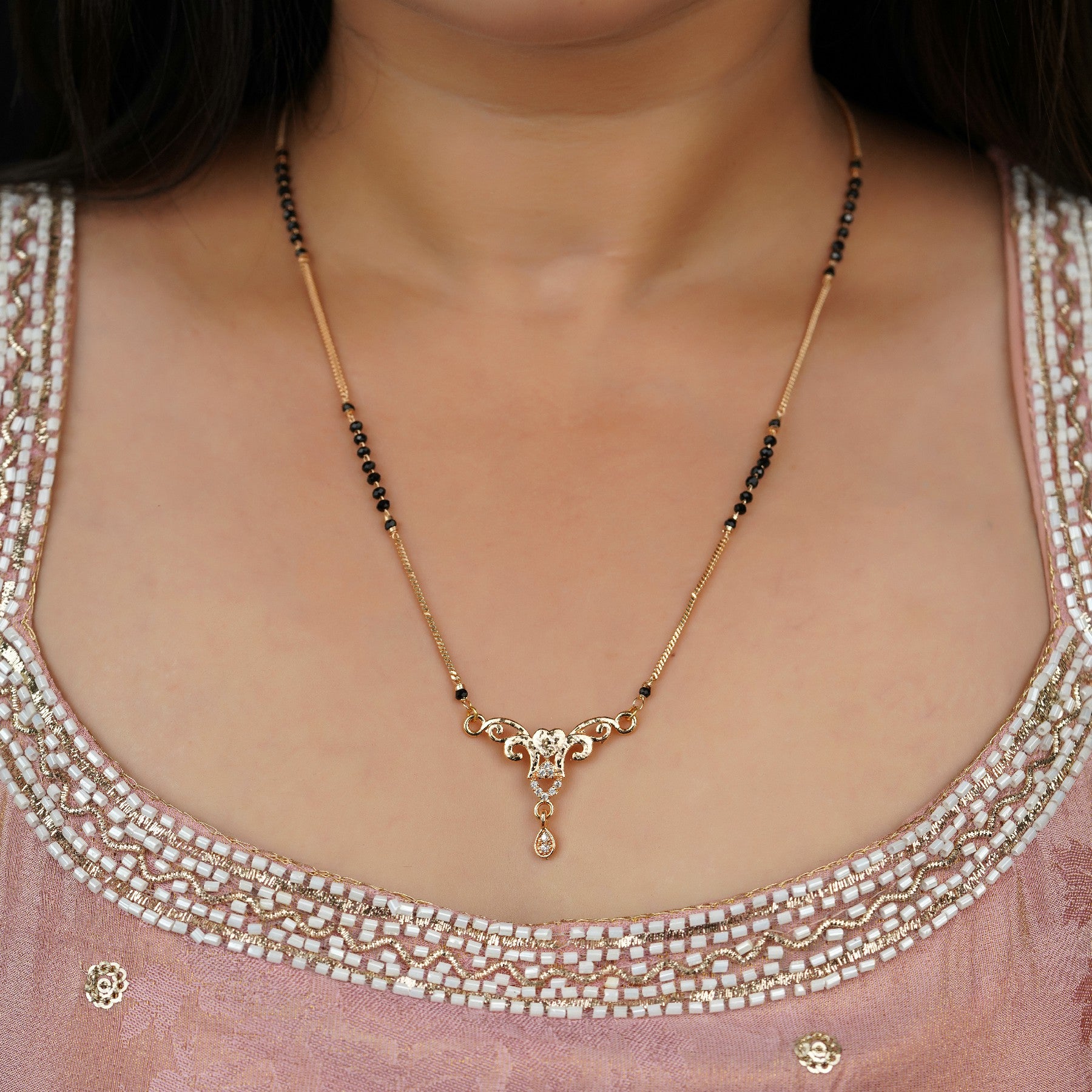 The Tuhina Diamond Mangalsutra