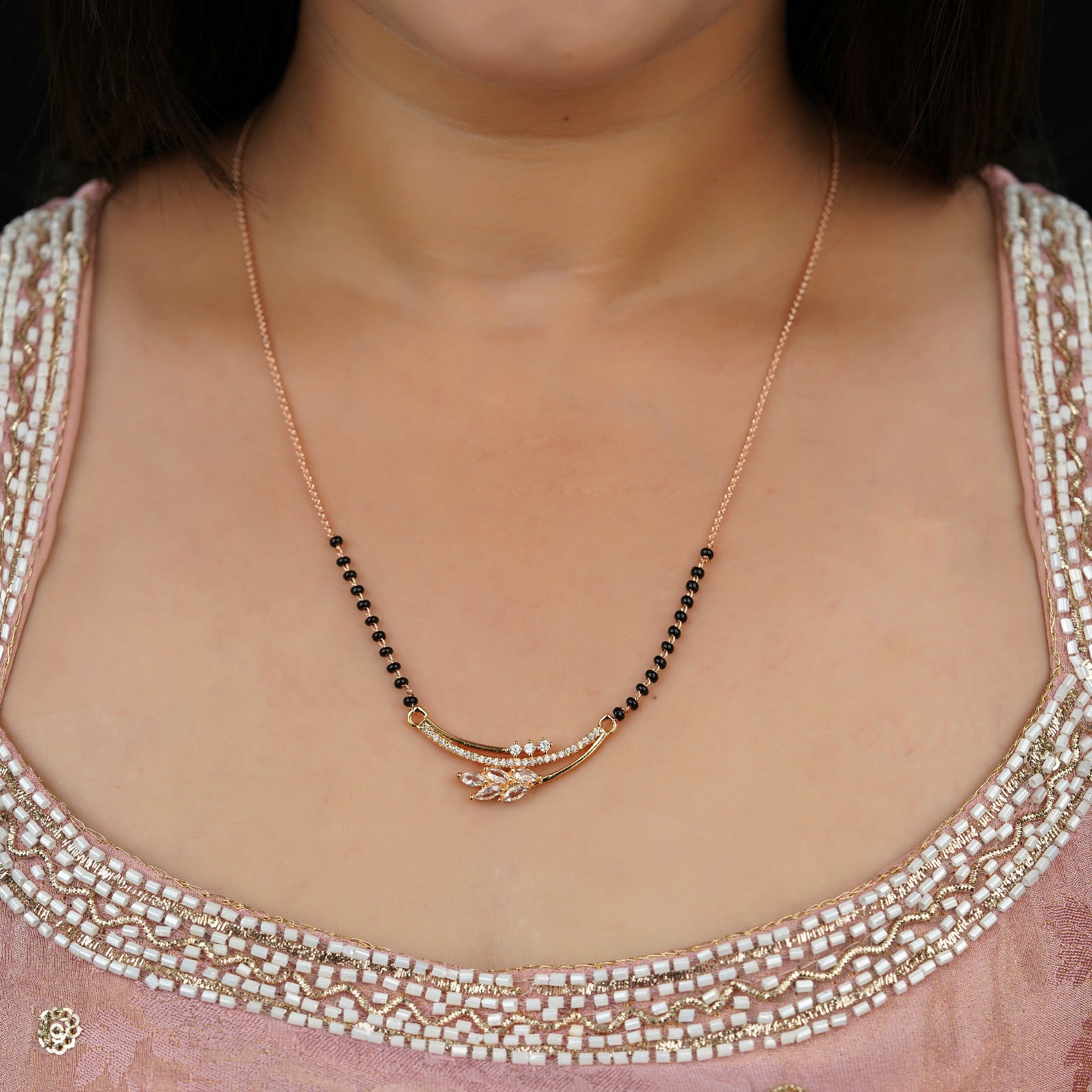 Traditional Allure Diamond Mangalsutra