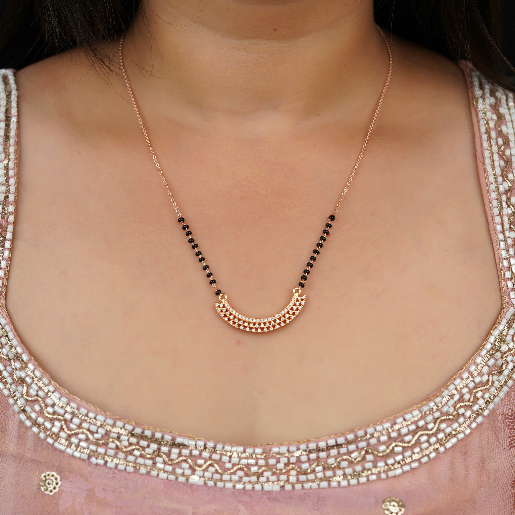 Dancing Drops Diamond Mangalsutra