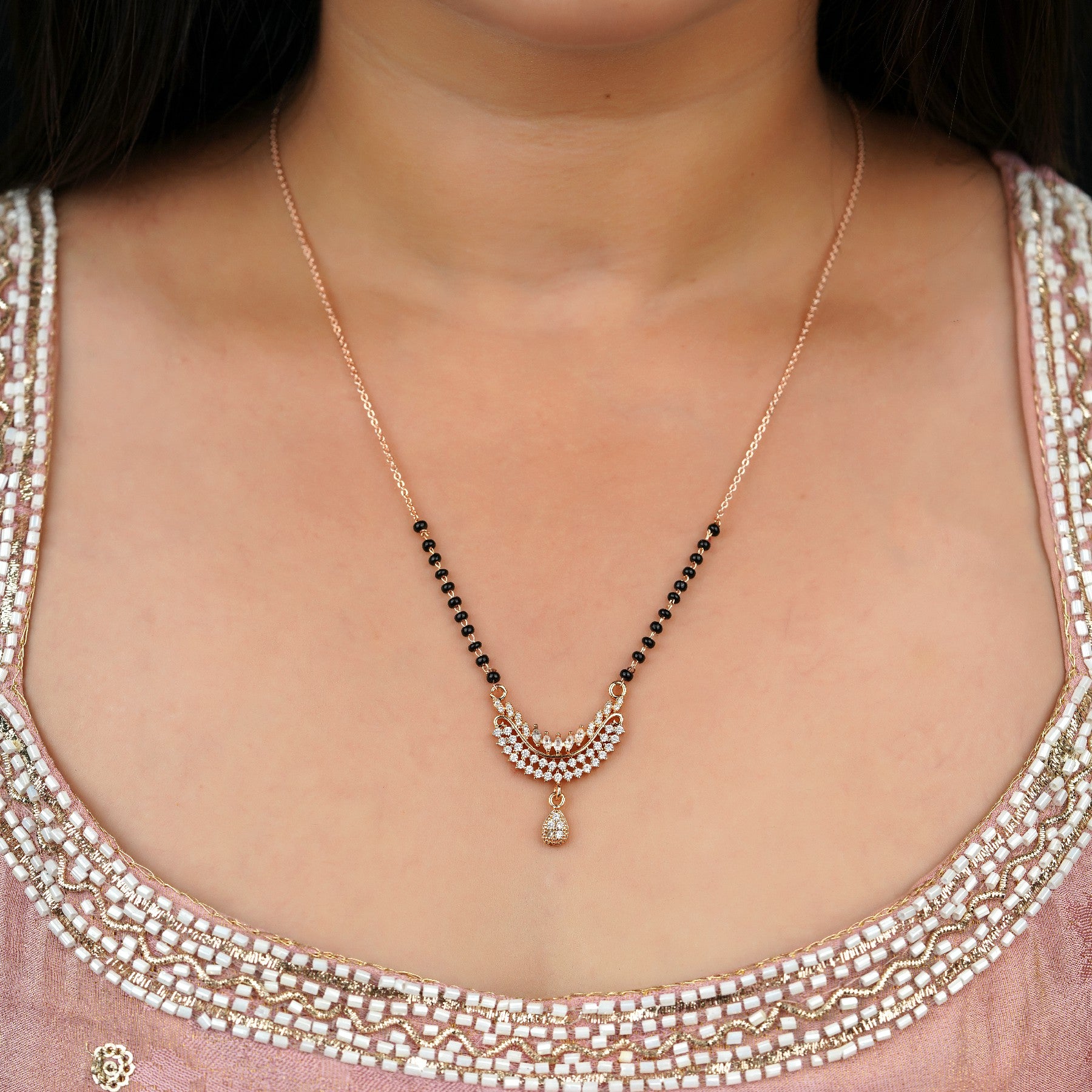 Twinkle Ties Diamond Mangalsutra
