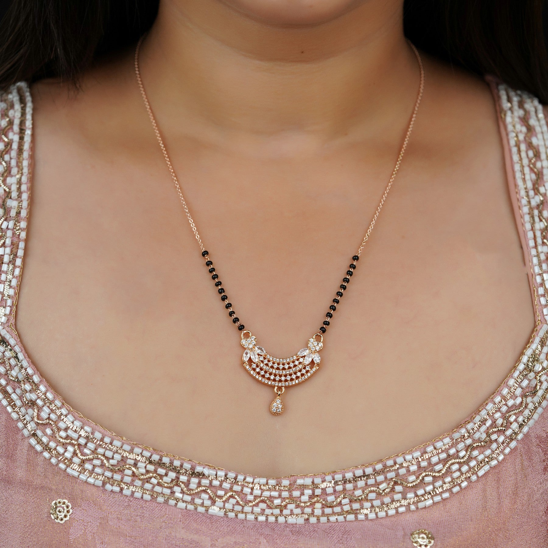 Timeless Grace Diamond Mangalsutra