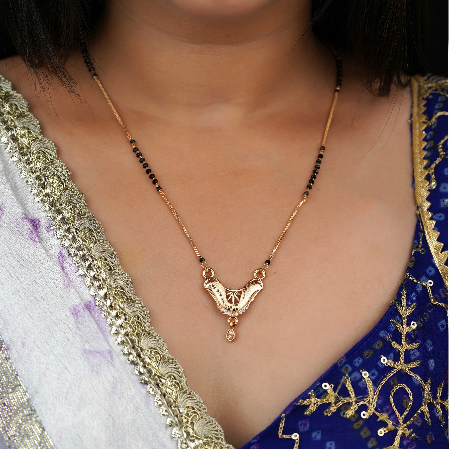 Serenade Shine Gold and Diamond Mangalsutra