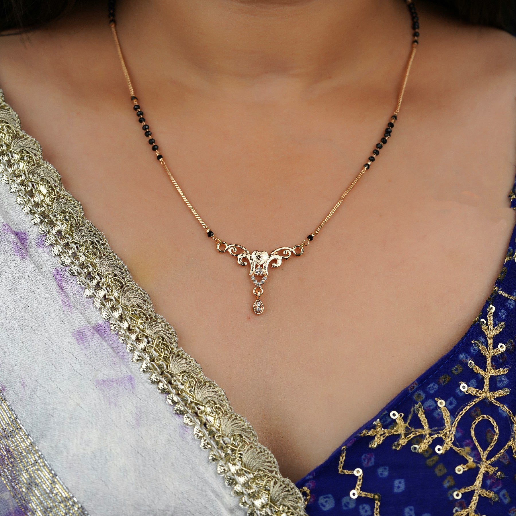 The Tuhina Diamond Mangalsutra