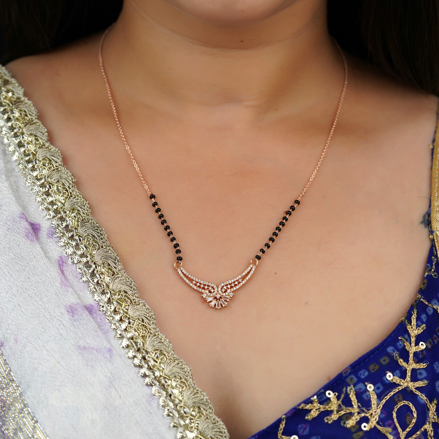 Pretty Spark Diamond Mangalsutra