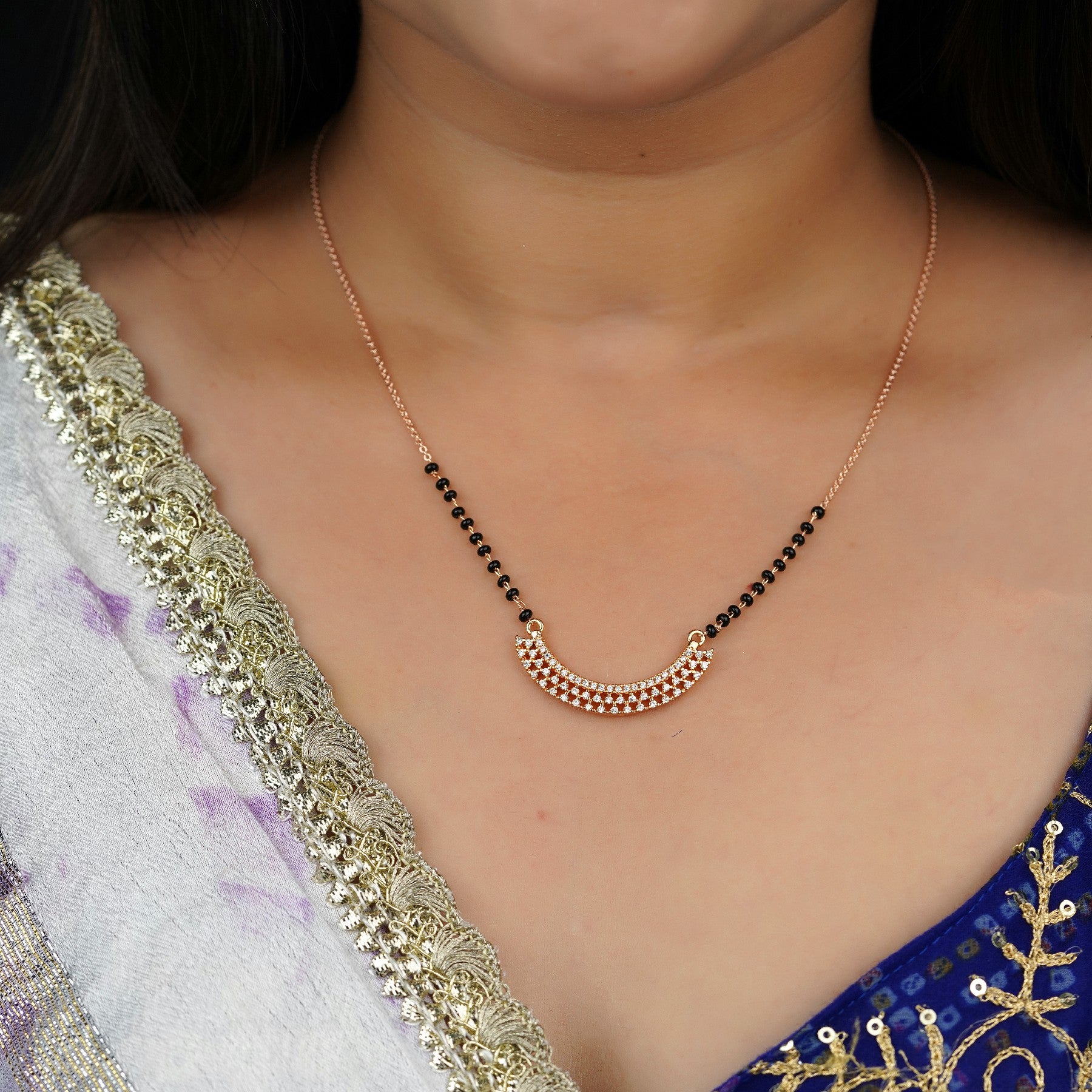 Dancing Drops Diamond Mangalsutra