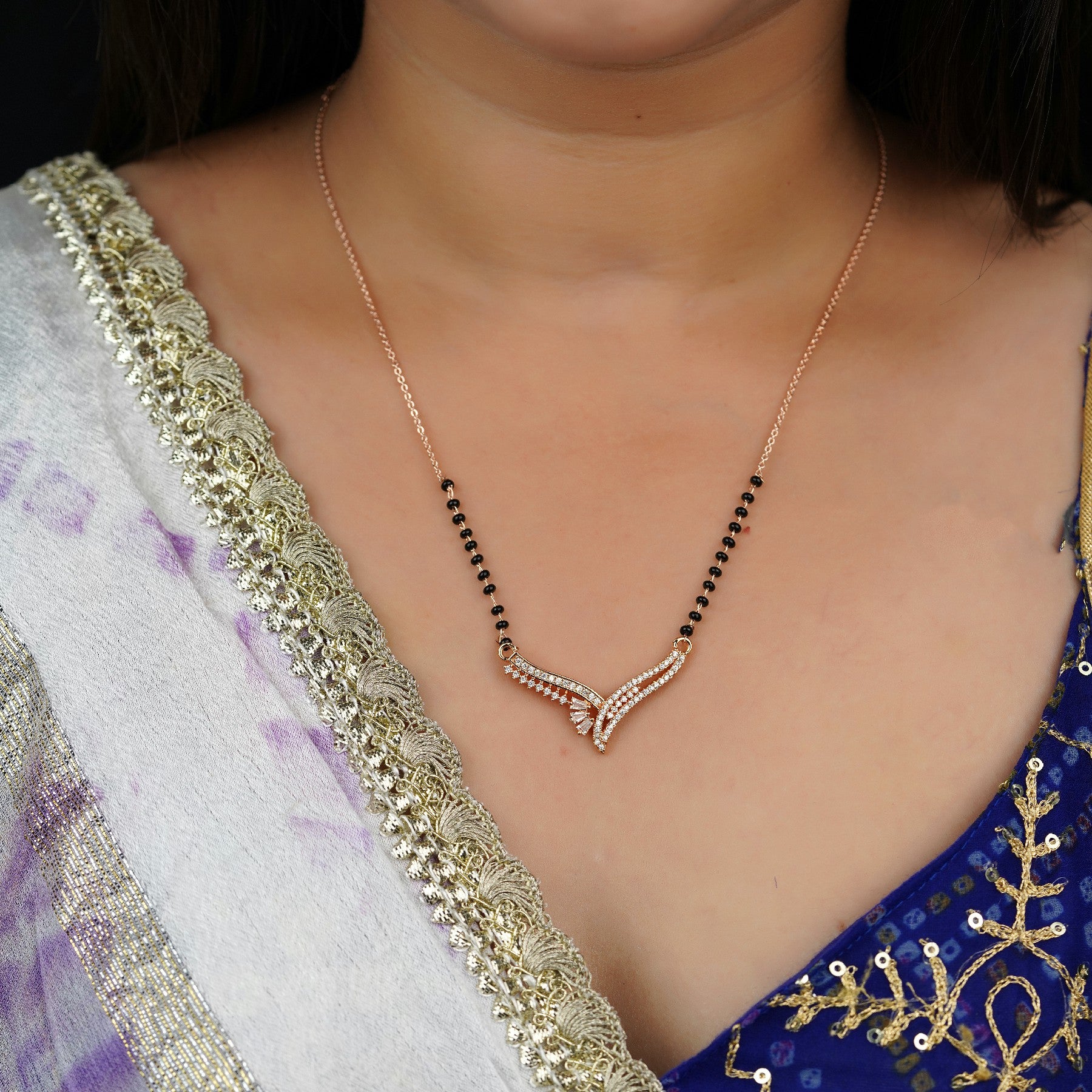Eternal Flame Diamond Mangalsutra