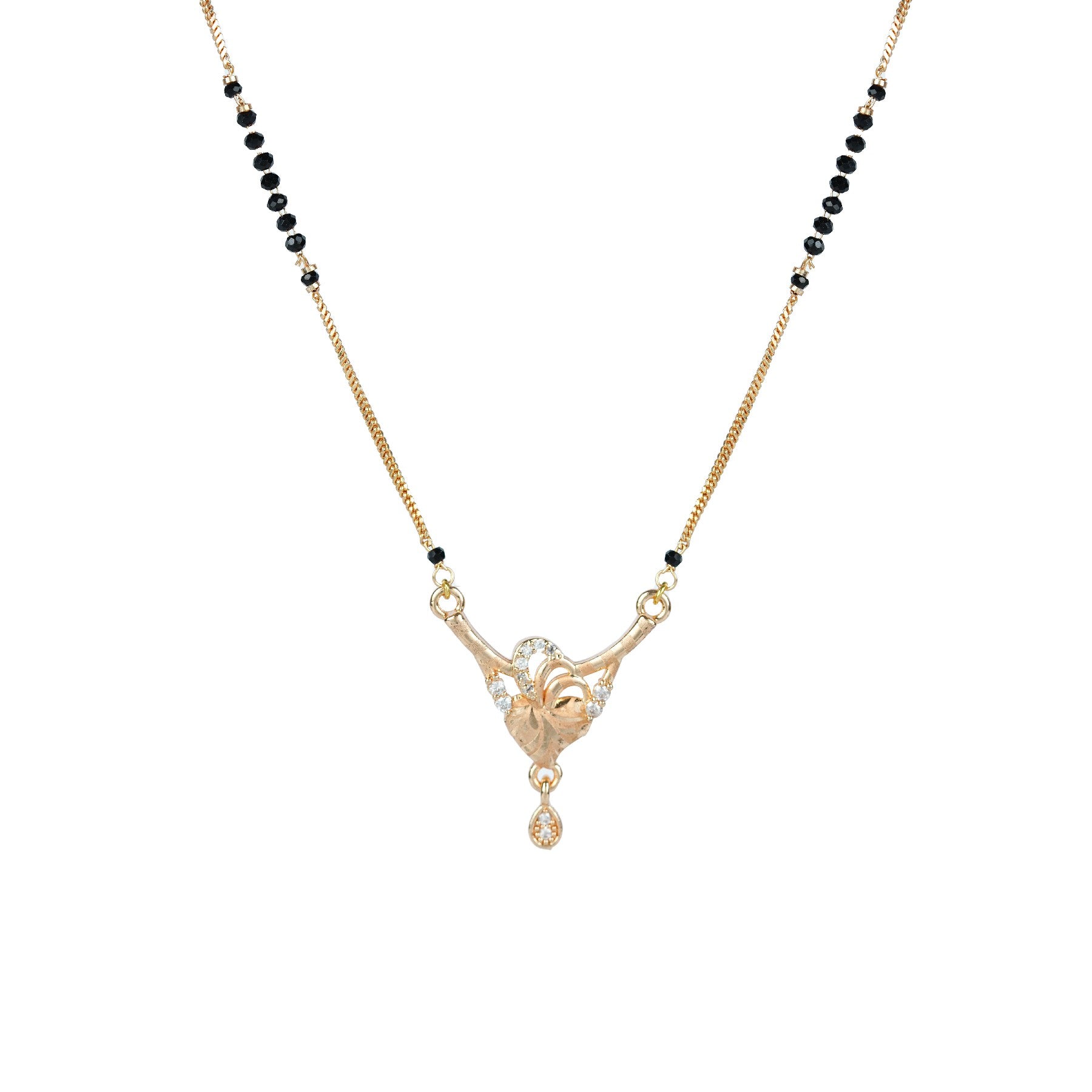 18 Inch one gram gold-plated Mangalsutra