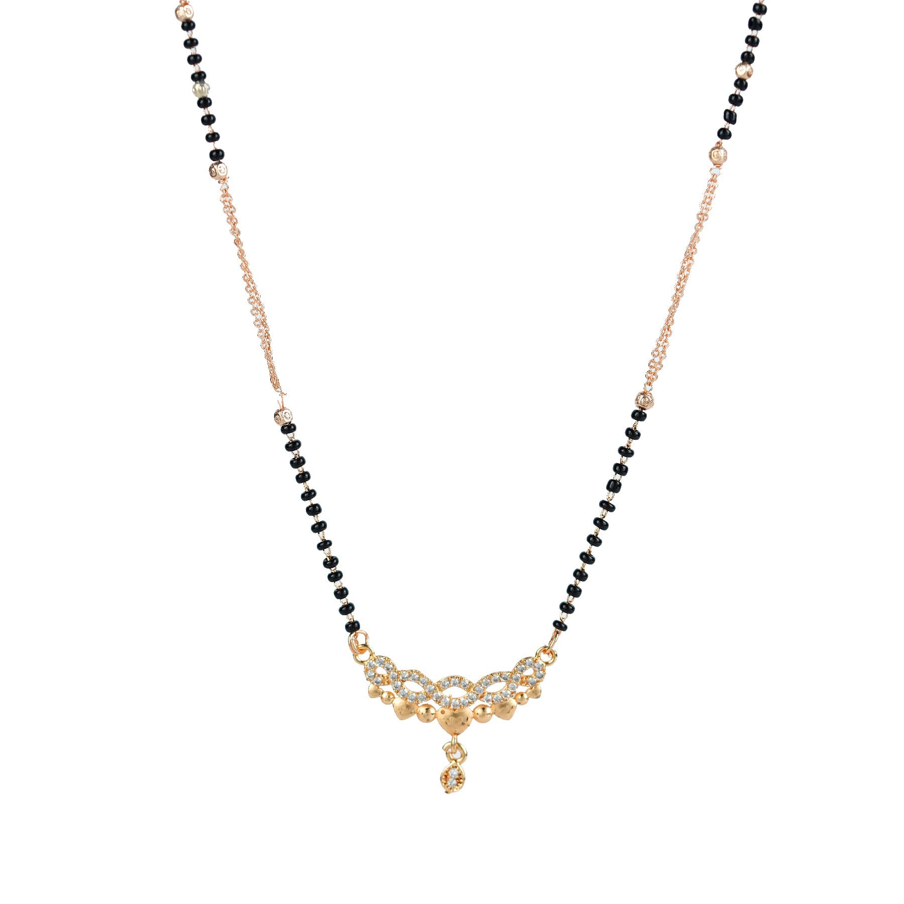 Radial Shimmer Diamond Mangalsutra