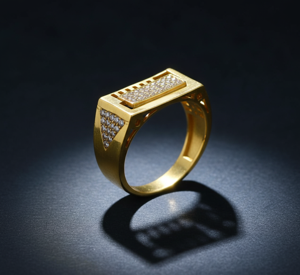 1 Gram Gold Plated Glamorous Design Ring-72