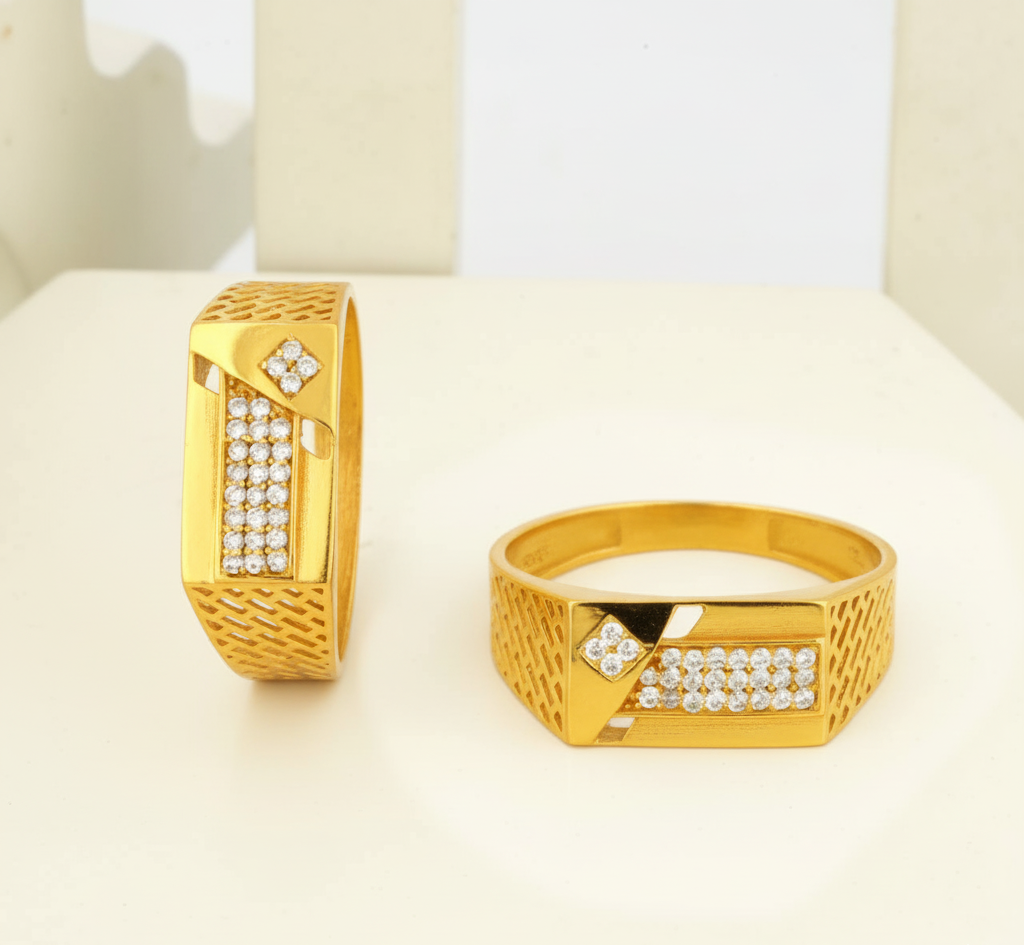 1 Gram Gold Plated Glamorous Design Ring-81