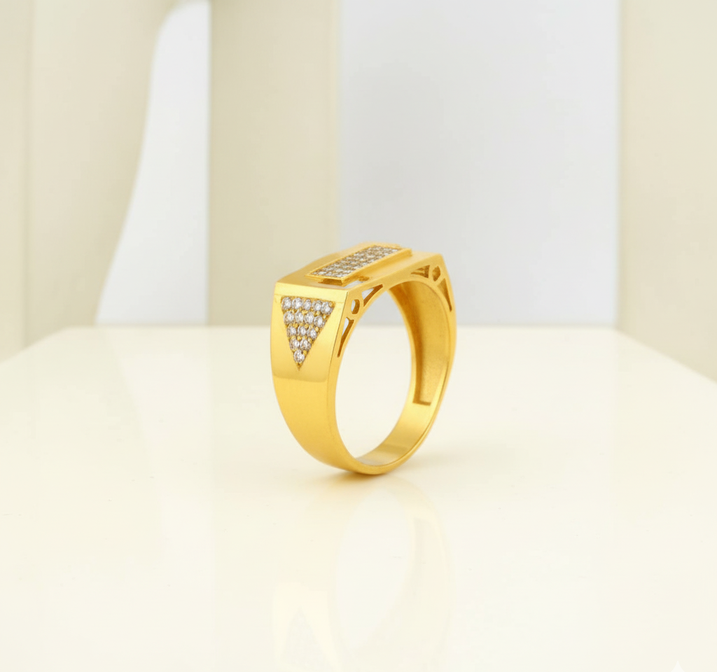 1 Gram Gold Plated Glamorous Design Ring-72