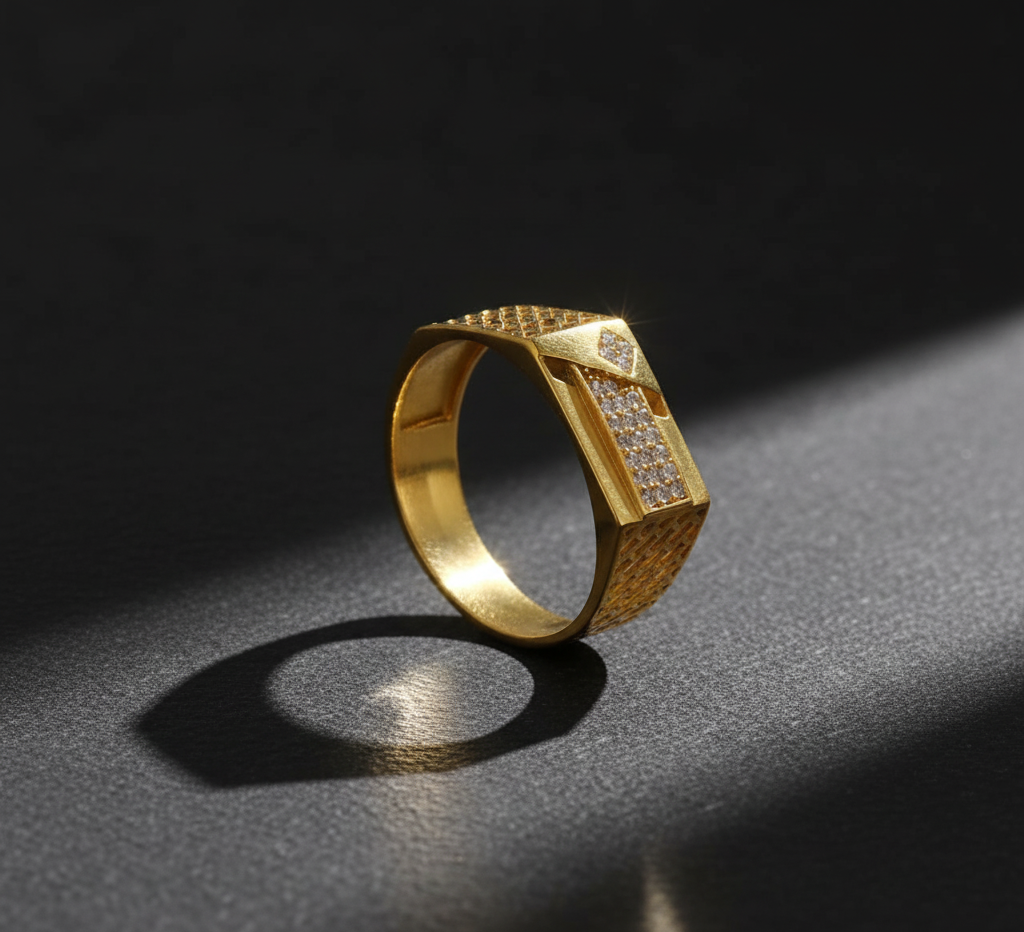 1 Gram Gold Plated Glamorous Design Ring-81