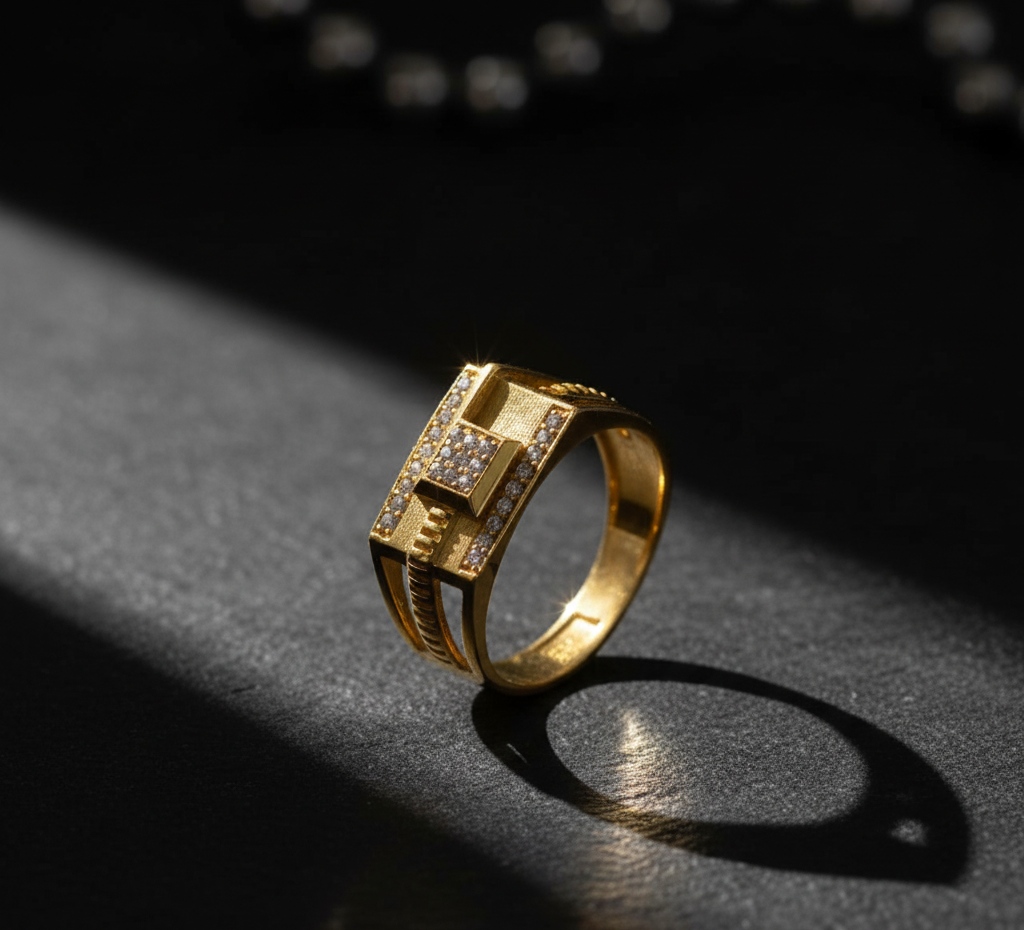 1 Gram Gold Plated Glamorous Design Ring-77