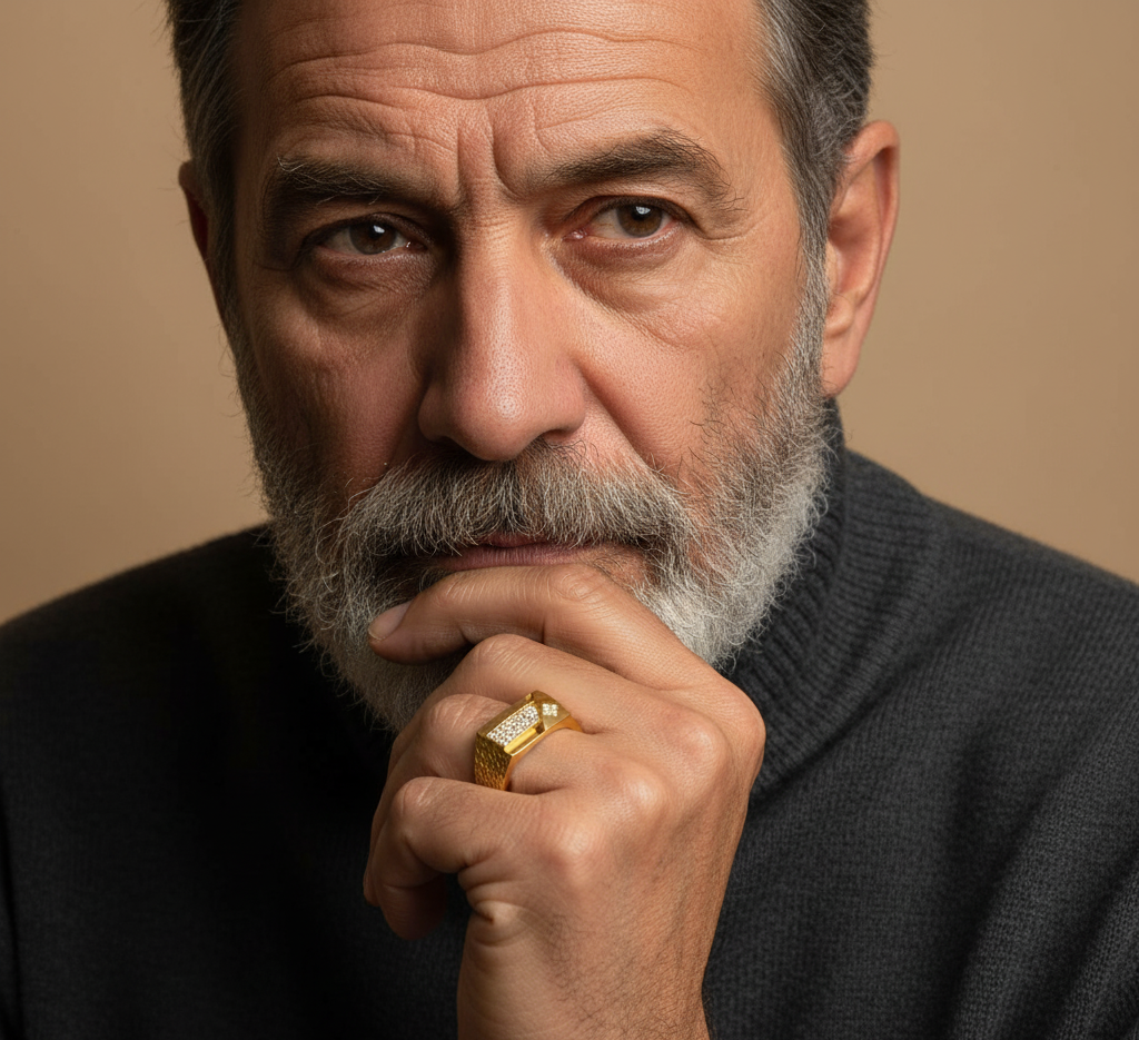 1 Gram Gold Plated Glamorous Design Ring-81