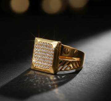 1 Gram Gold Plated Glamorous Design Ring-74