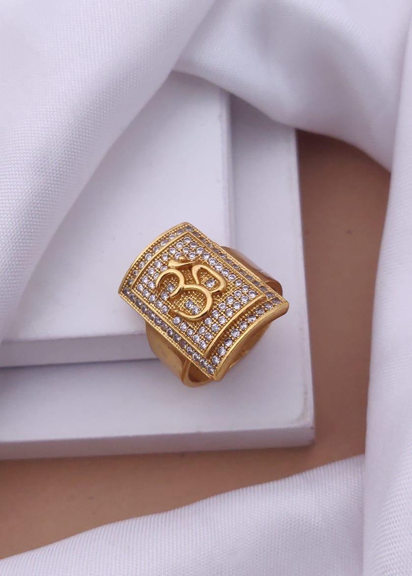 1 Gram Gold Forming OM Design Superior Quality Ring