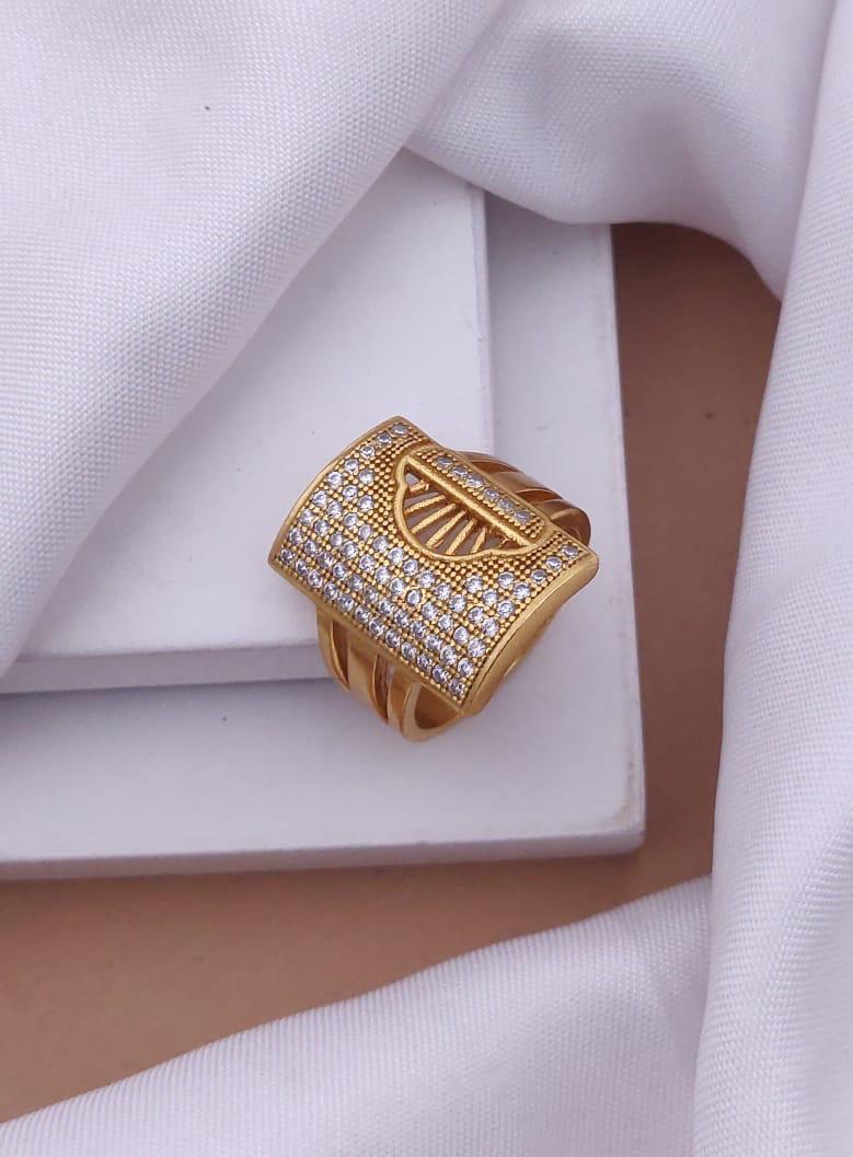 1 Gram Gold Forming Streamlined Design Superior Quality Ring-28