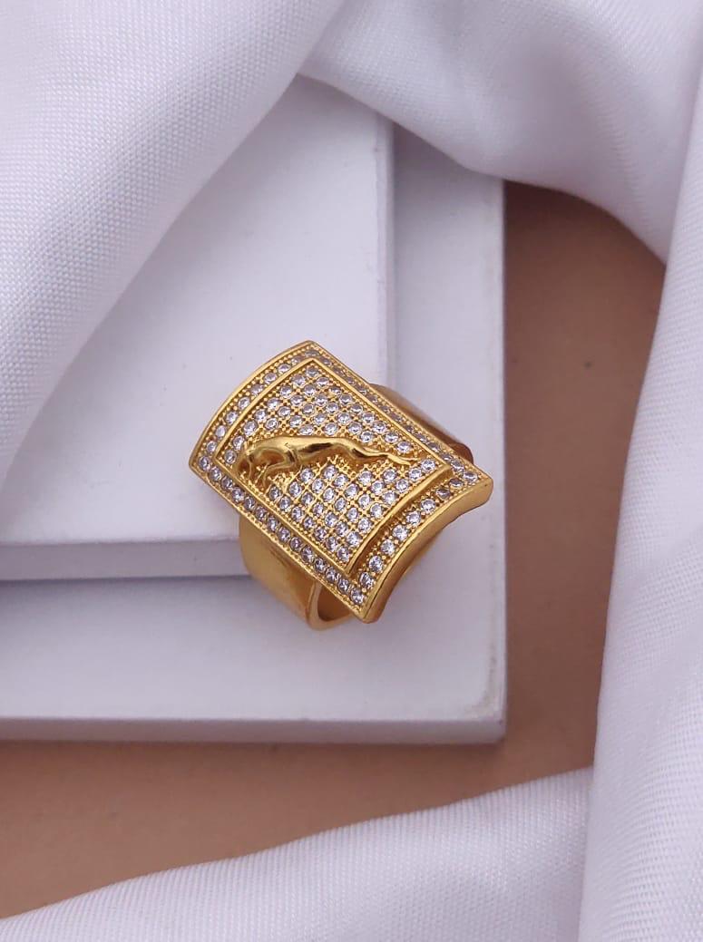 1 Gram Gold Forming Jaguar Design Superior Quality Ring