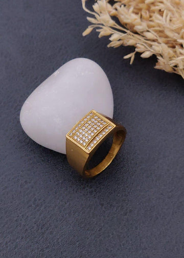 1 Gram Gold Forming Streamlined Design Superior Quality Ring-4