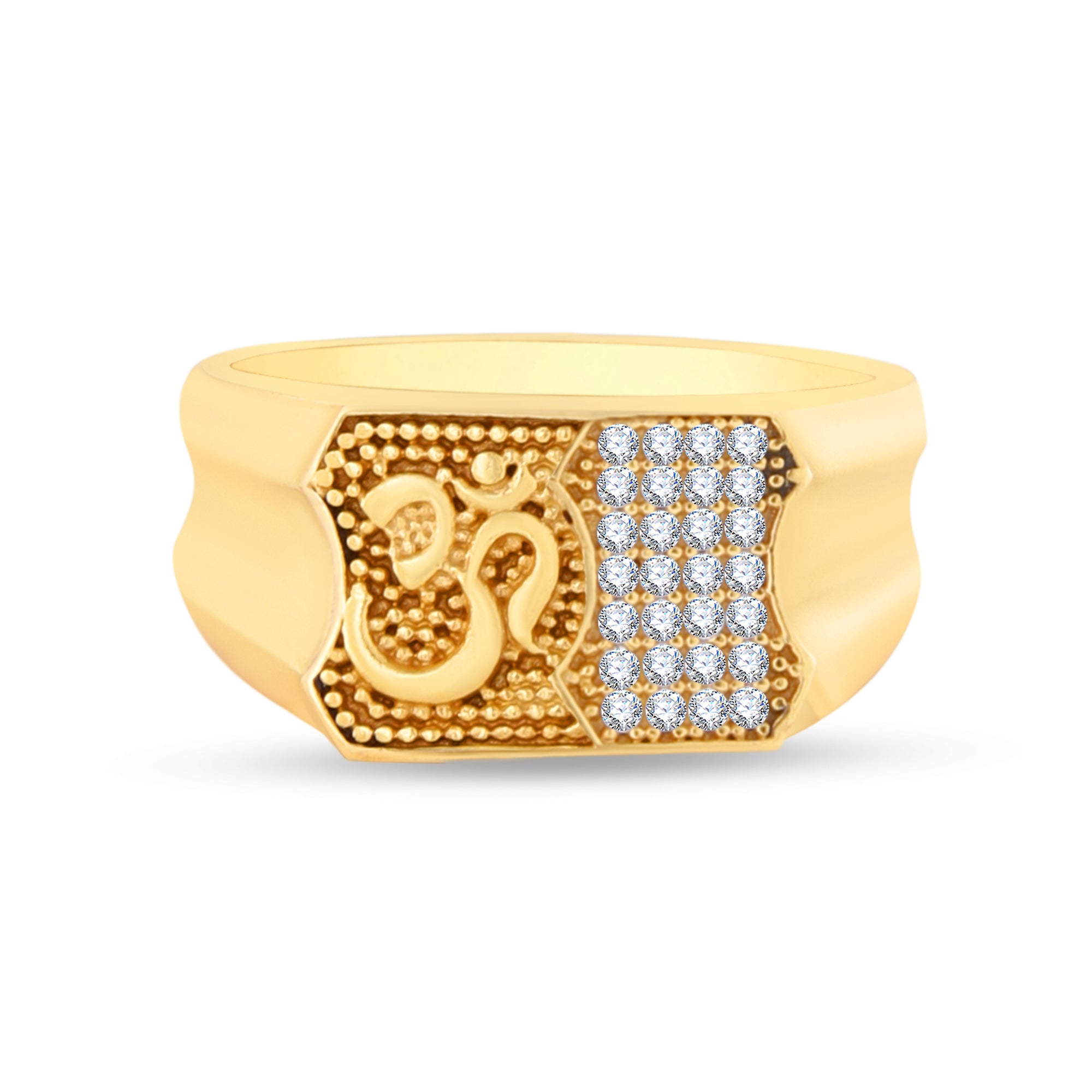 1 Gram Gold Forming Streamlined Design Superior Quality Ring-74