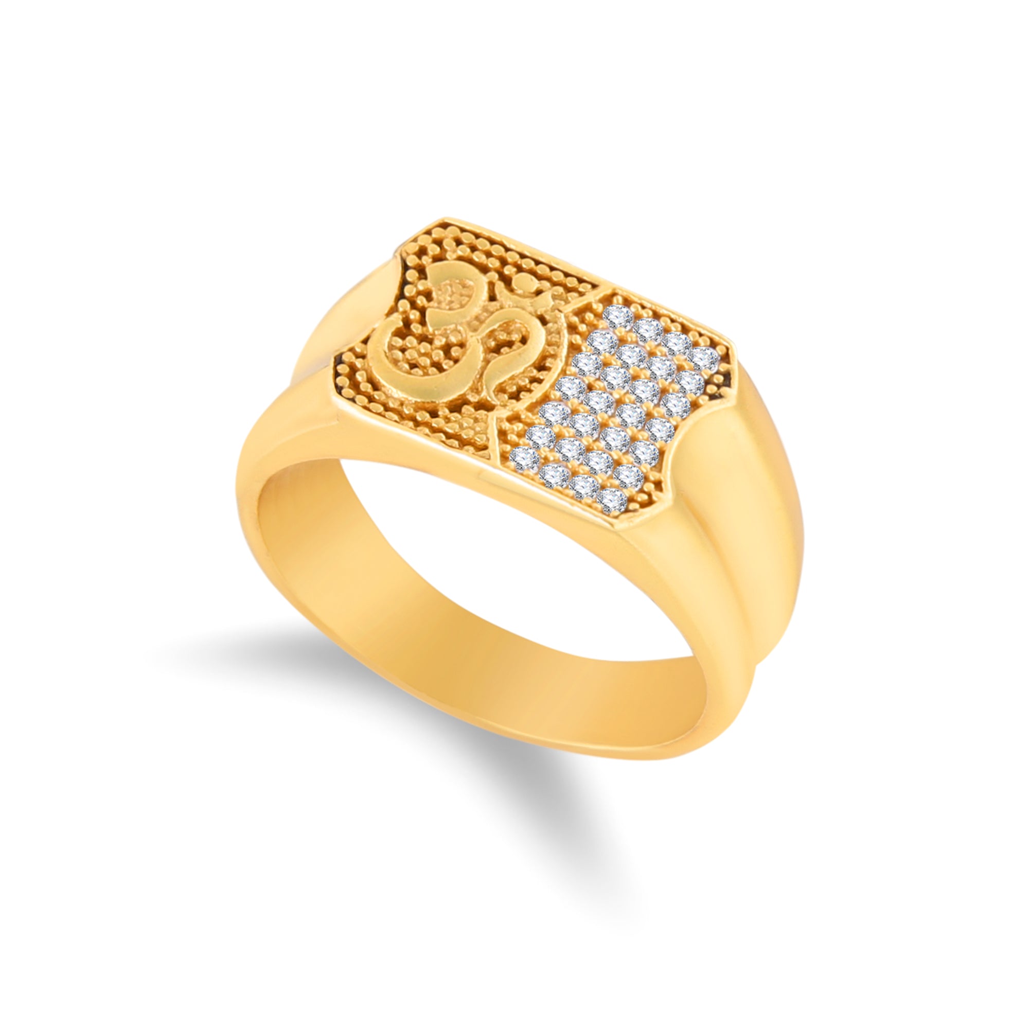 1 Gram Gold Forming Streamlined Design Superior Quality Ring-74