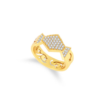 1 Gram Gold Forming Streamlined Design Superior Quality Ring-66
