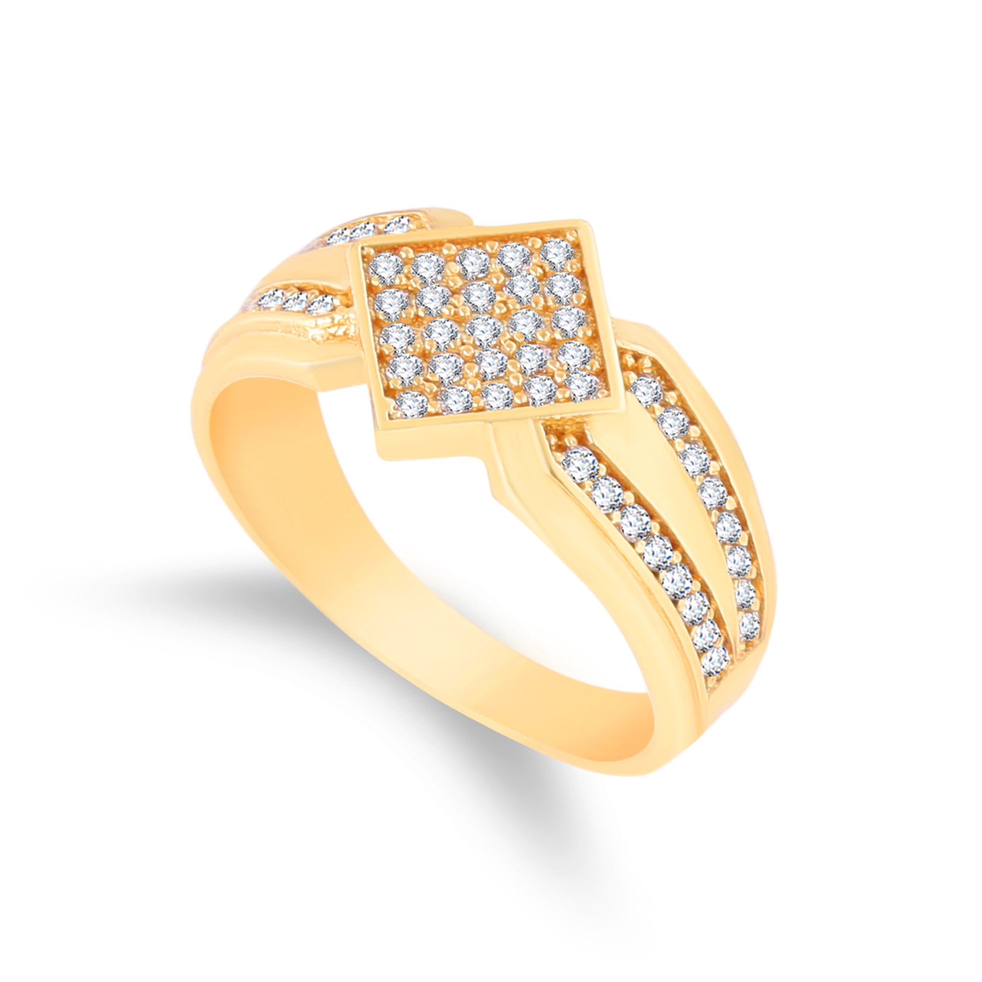 1 Gram Gold Forming Streamlined Design Superior Quality Ring-67