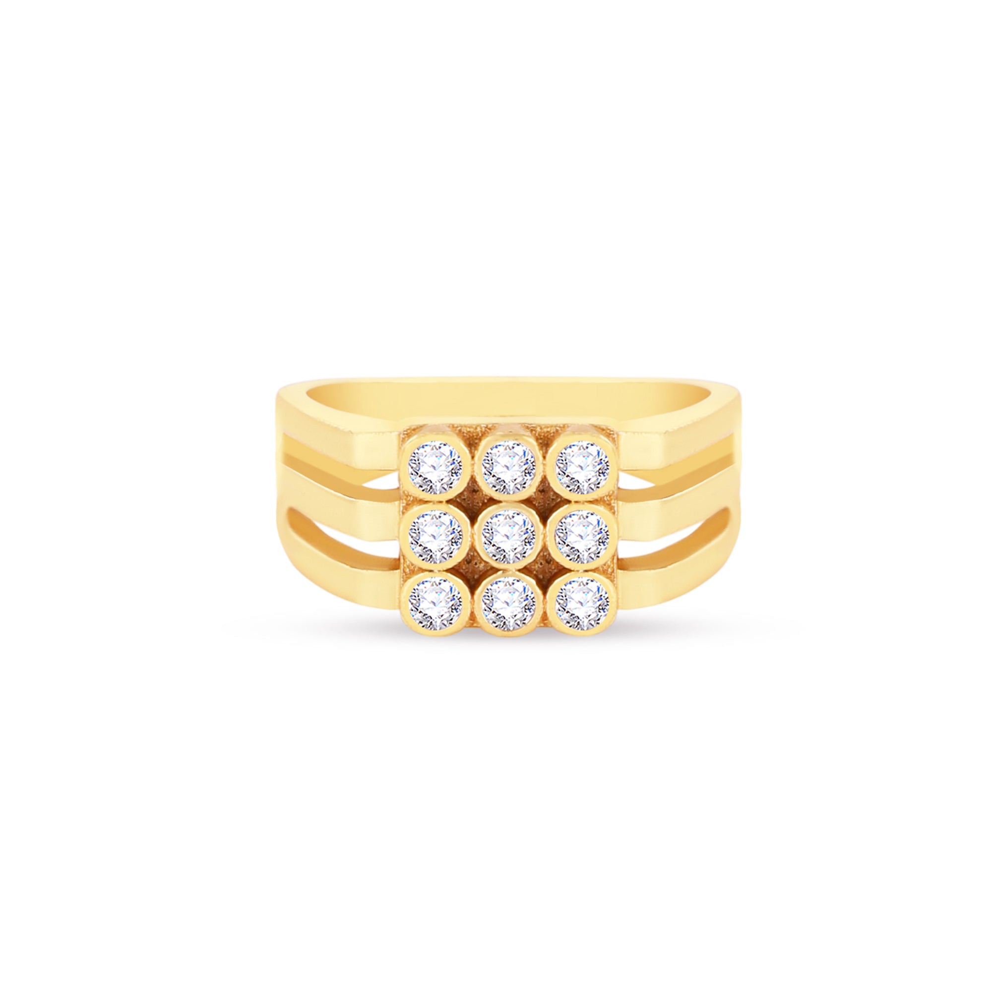 1 Gram Gold Forming Streamlined Design Superior Quality Ring-65