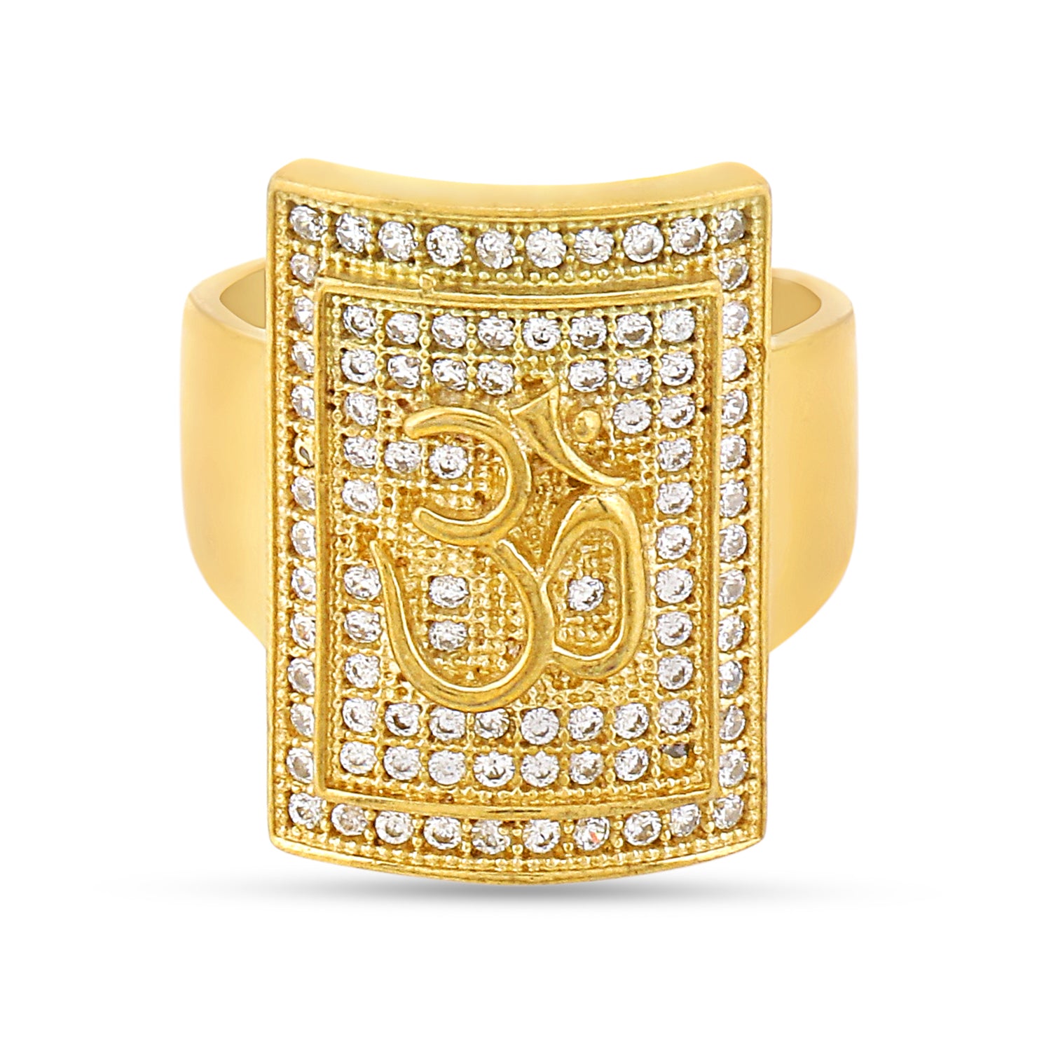 1 Gram Gold Forming OM Design Superior Quality Ring