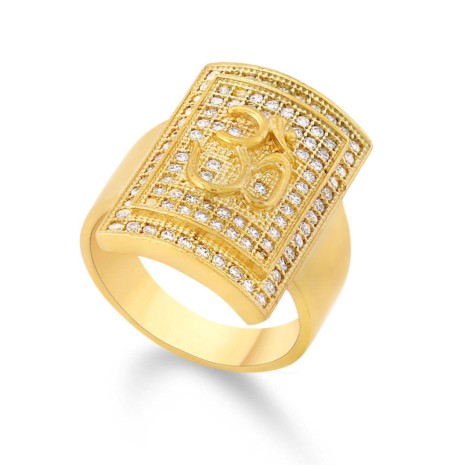 1 Gram Gold Forming OM Design Superior Quality Ring