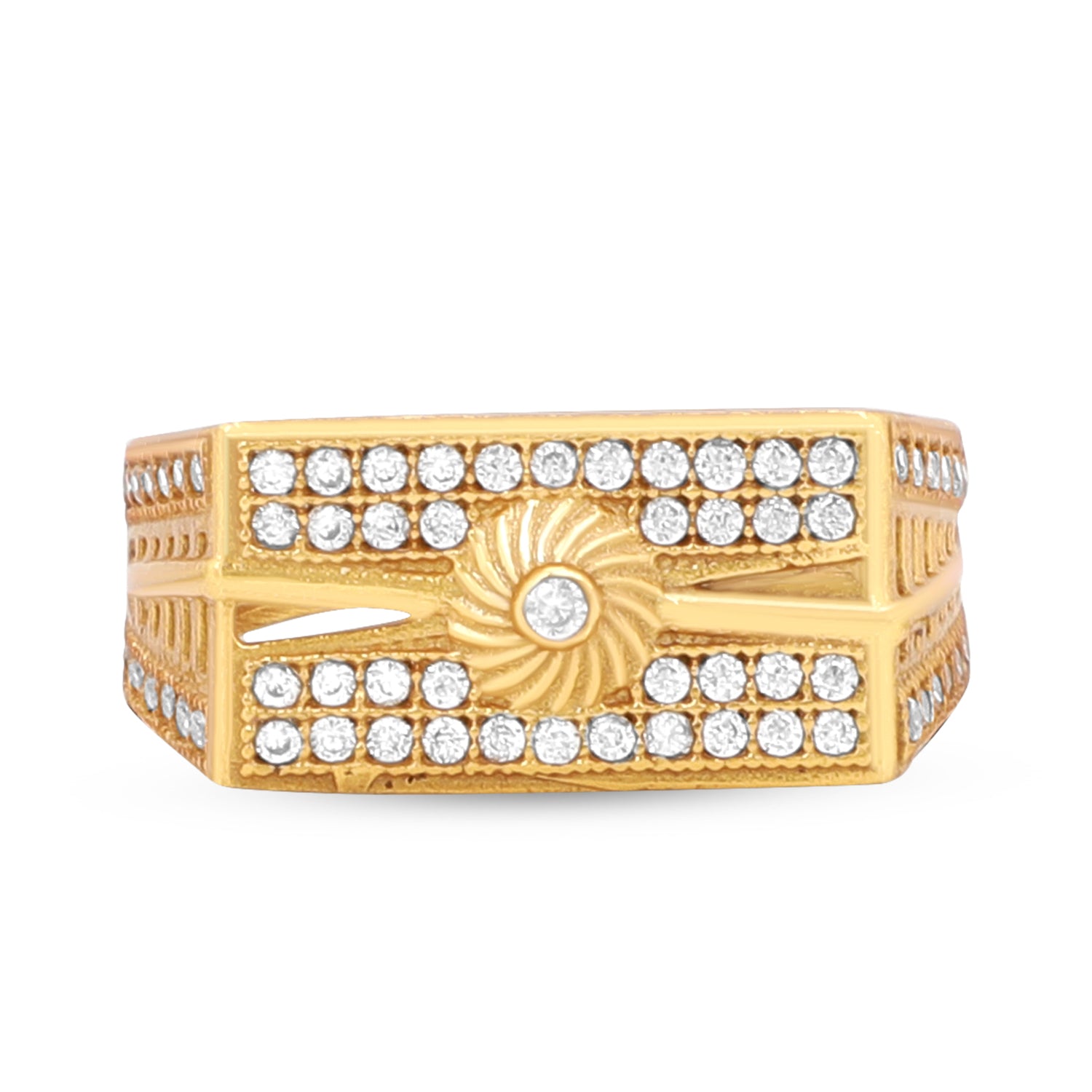 1 Gram Gold Forming Streamlined Design Superior Quality Ring-26