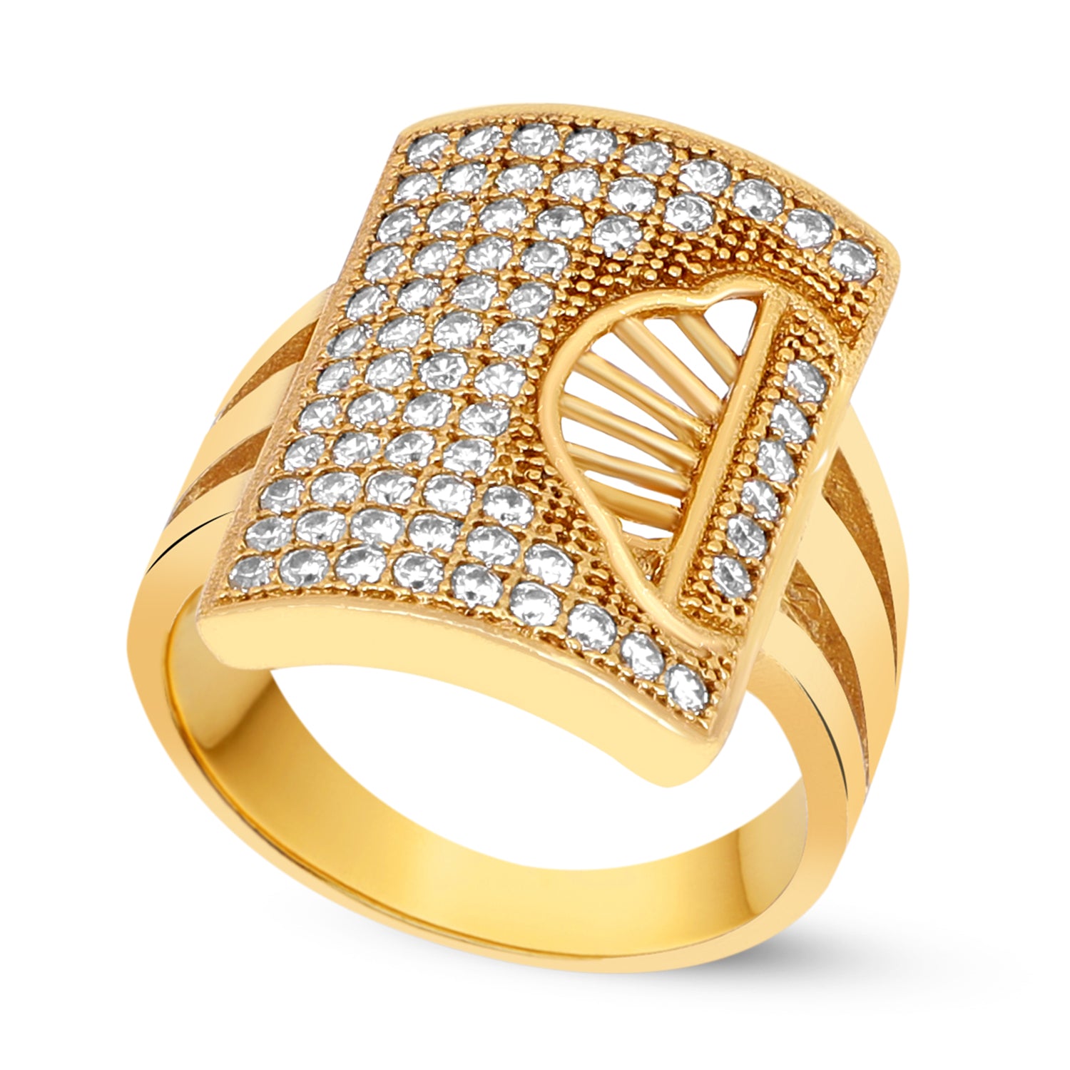 1 Gram Gold Forming Streamlined Design Superior Quality Ring-28