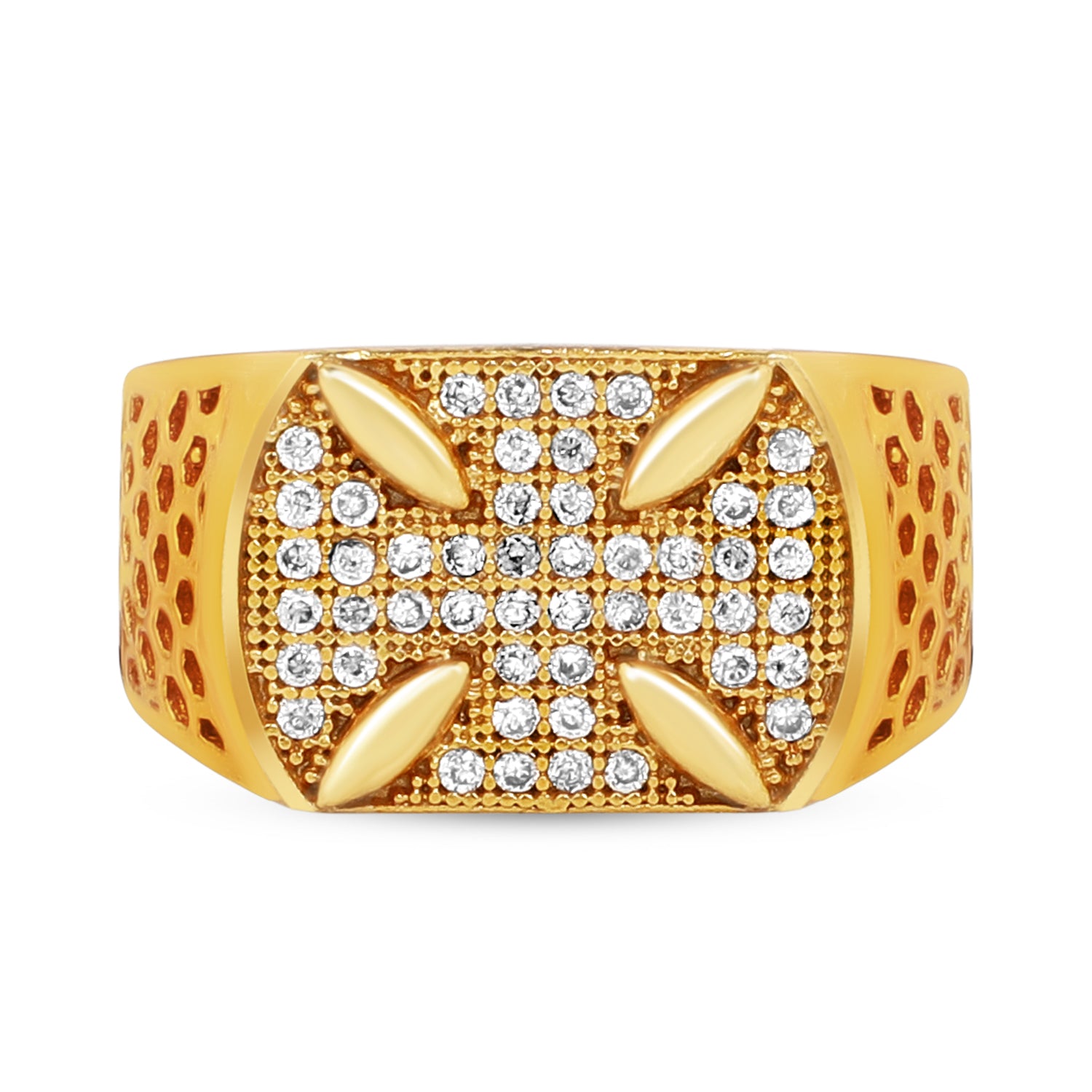 1 Gram Gold Forming Streamlined Design Superior Quality Ring-17