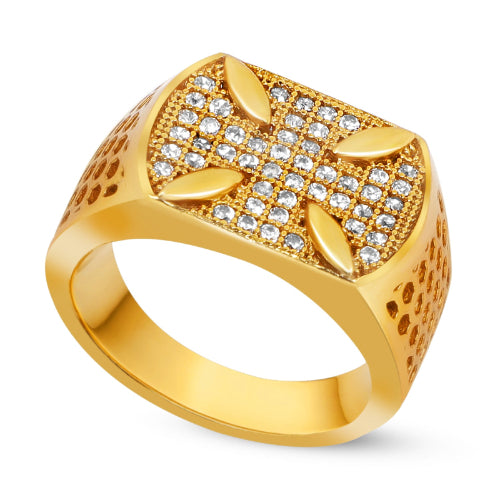 1 Gram Gold Forming Streamlined Design Superior Quality Ring-17