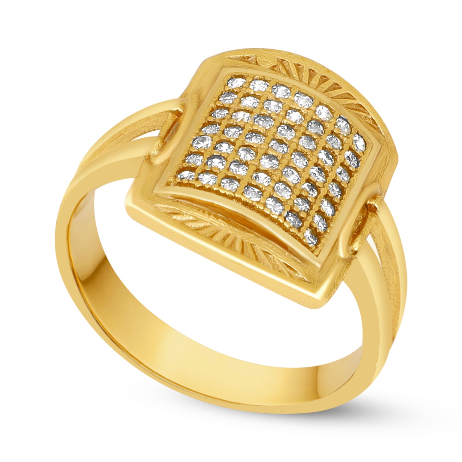 1 Gram Gold Forming Streamlined Design Superior Quality Ring-40