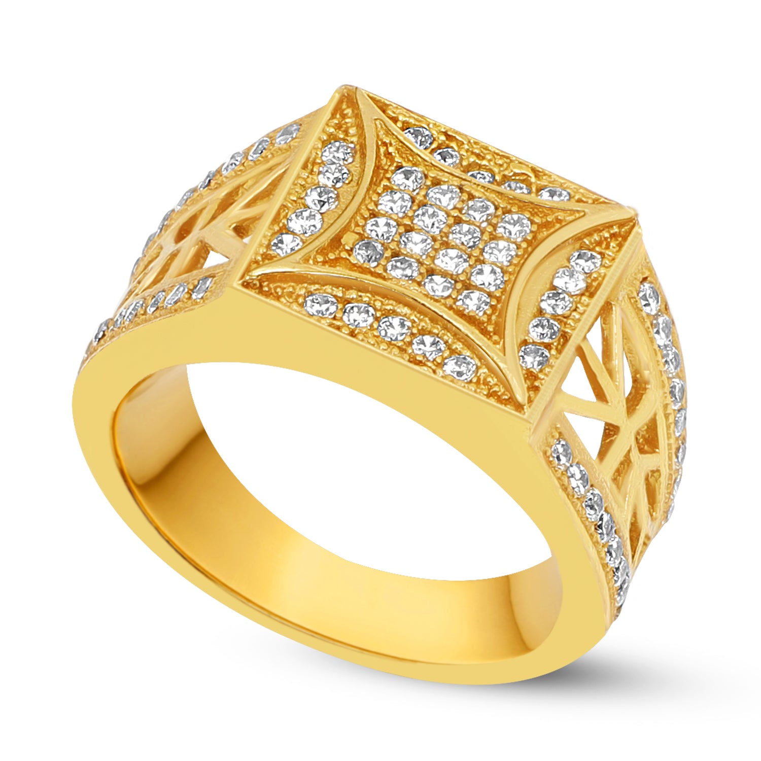 1 Gram Gold Forming Streamlined Design Superior Quality Ring-41