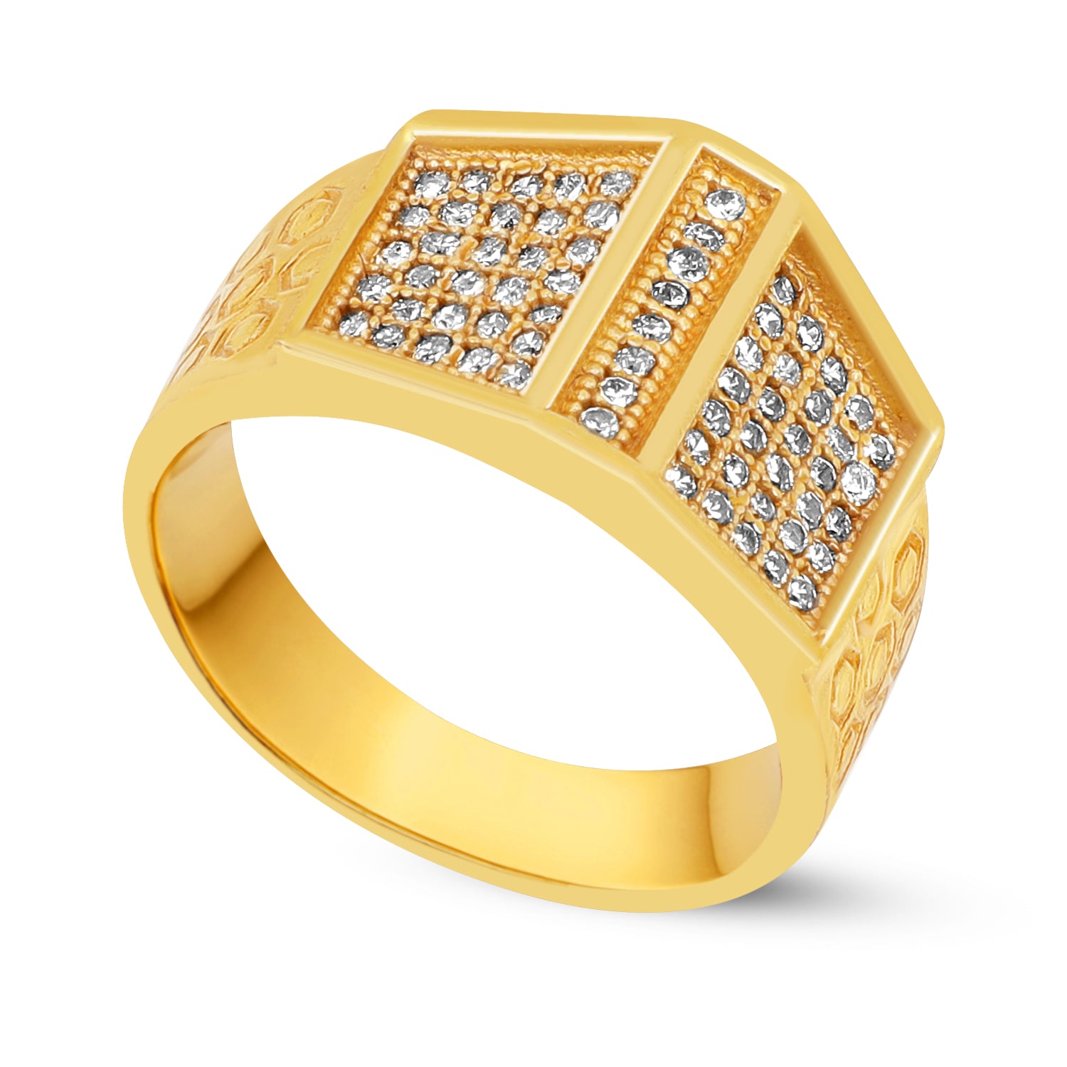 1 Gram Gold Forming Streamlined Design Superior Quality Ring-42