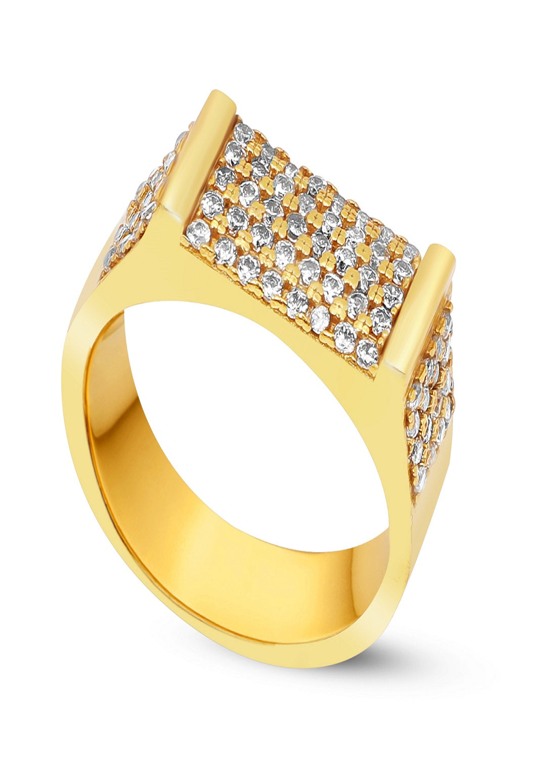 1 Gram Gold Forming Streamlined Design Superior Quality Ring-43