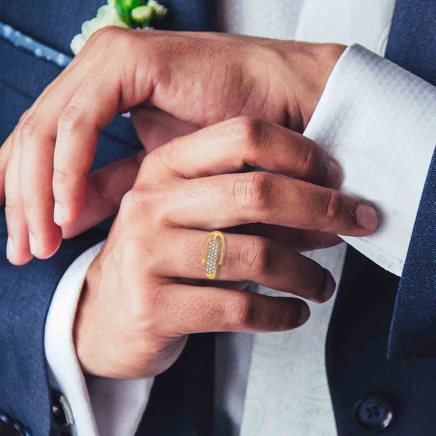 1 Gram Gold Forming Streamlined Design Superior Quality Ring-18