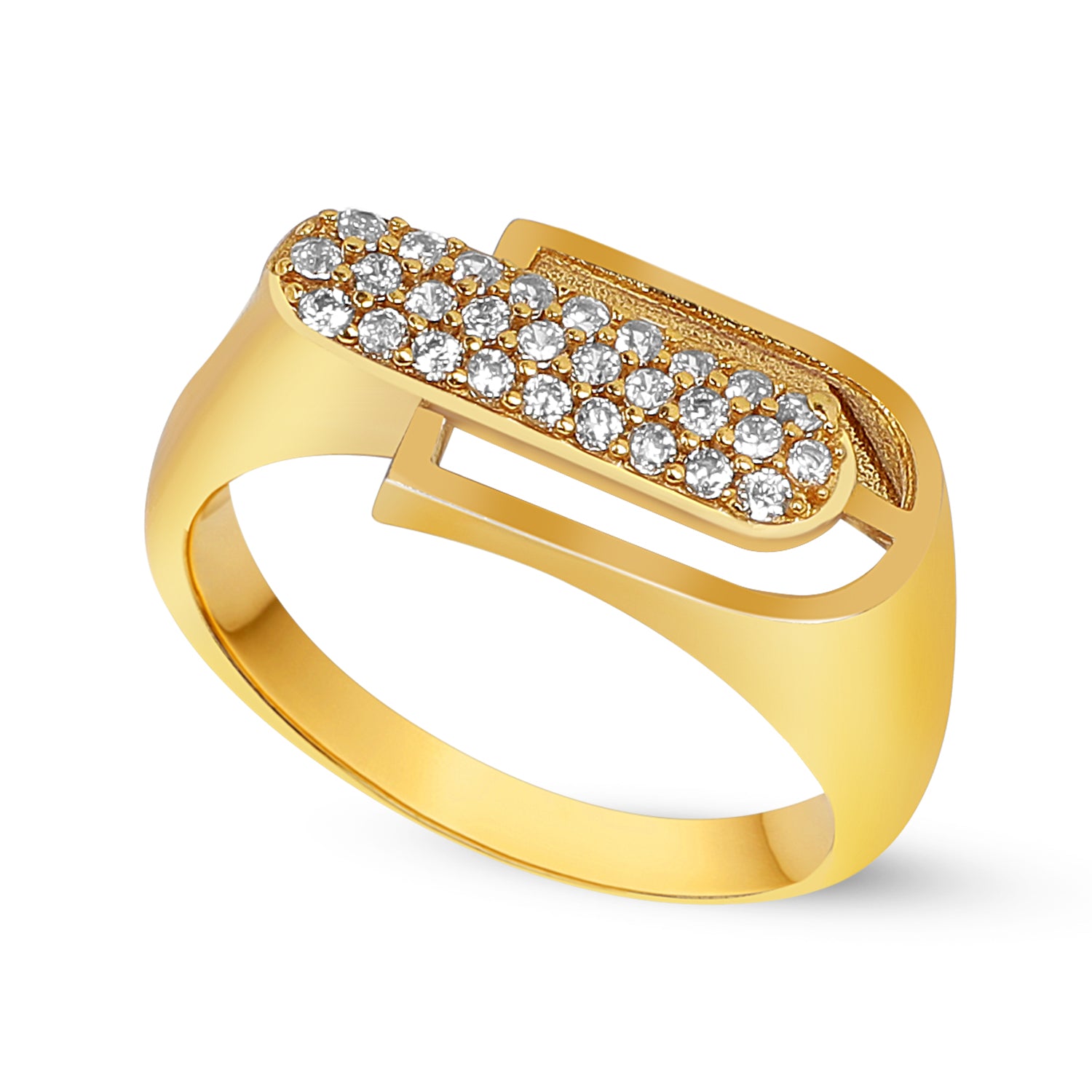 1 Gram Gold Forming Streamlined Design Superior Quality Ring-18