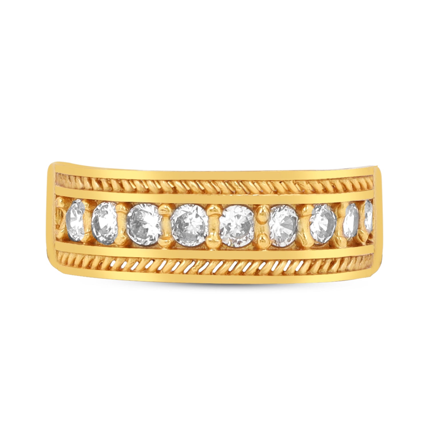 1 Gram Gold Forming Streamlined Design Superior Quality Ring-45