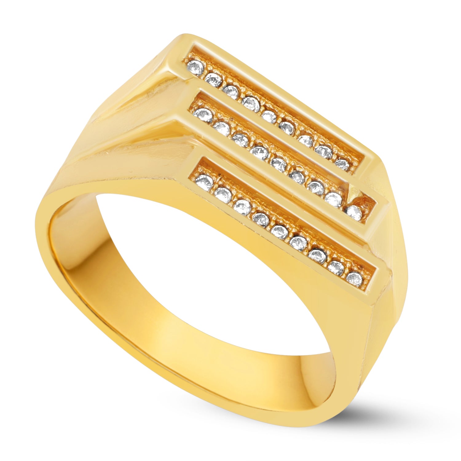 1 Gram Gold Forming Streamlined Design Superior Quality Ring-46