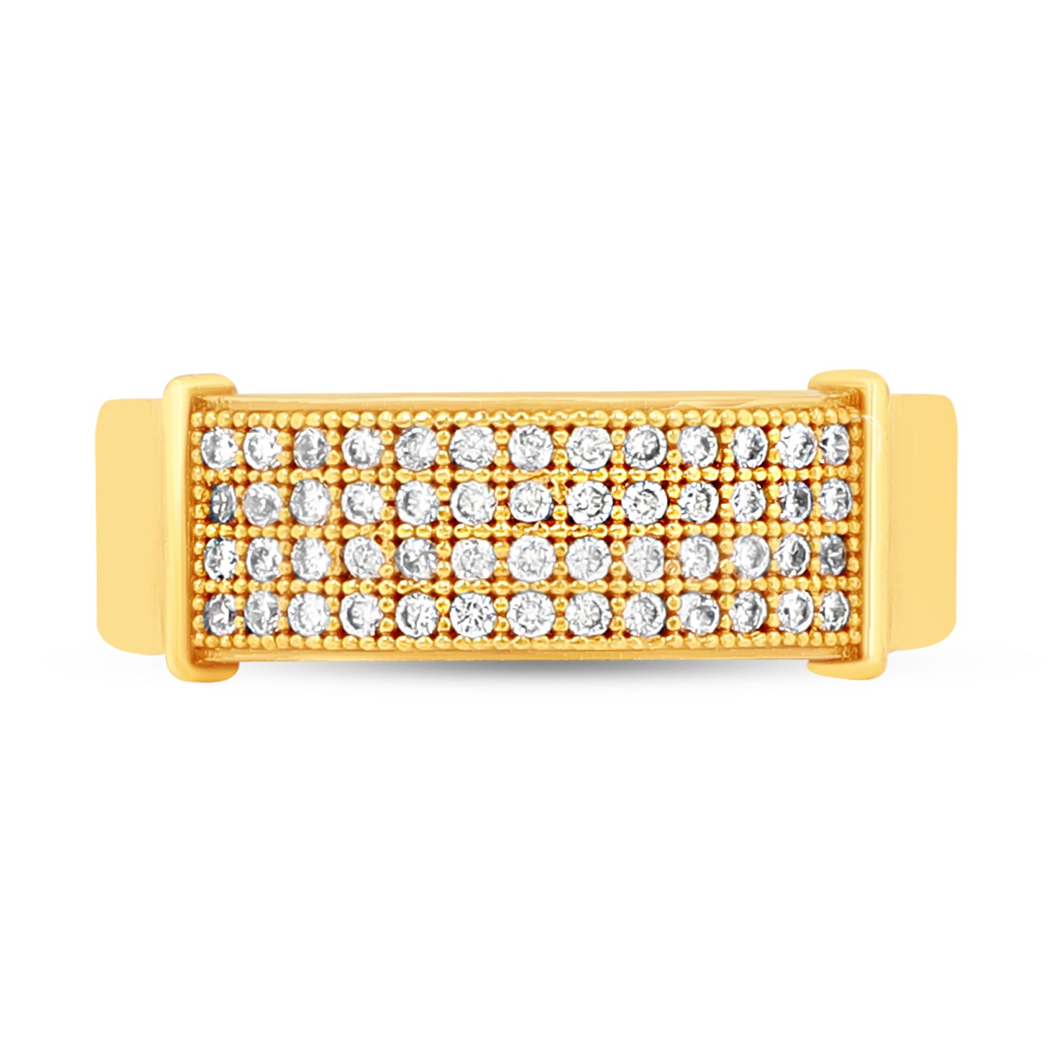 1 Gram Gold Forming Streamlined Design Superior Quality Ring-50