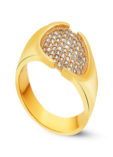 1 Gram Gold Forming Streamlined Design Superior Quality Ring-51