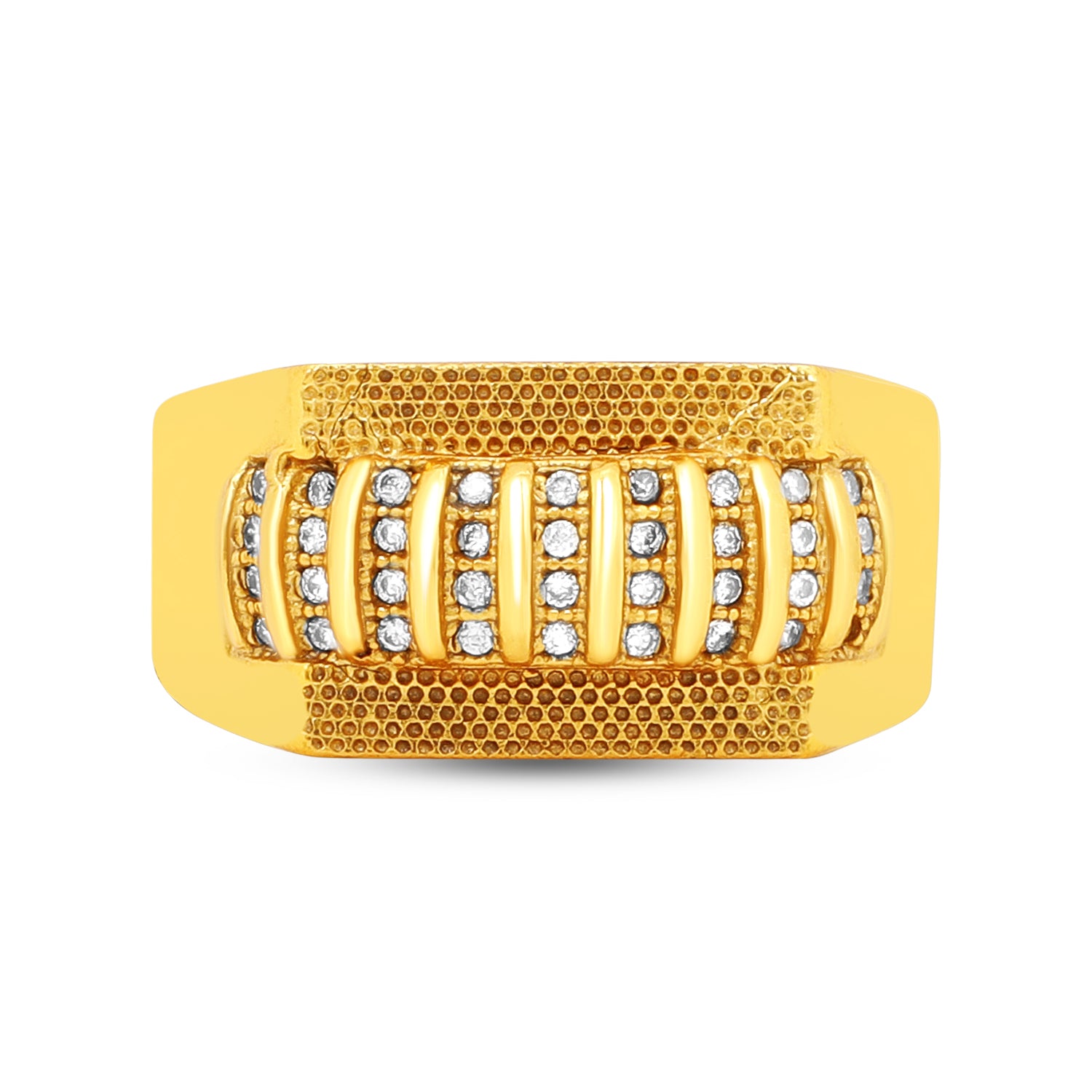 1 Gram Gold Forming Streamlined Design Superior Quality Ring-52